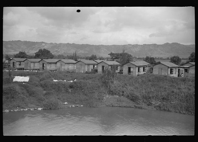 Photo:Yabucoa Puerto Rico 1942 Sugar Mill Workers Homes Near Mill