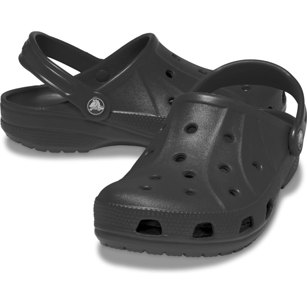 Crocs Ralen Black Clogs Slip On Slide Sandals Waterproof Shoes Mens Size 8 - W10