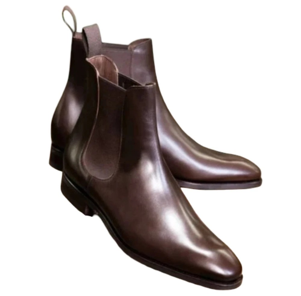Handmade Genuine Leather Chelsea Boots for Dress or Casual Wear