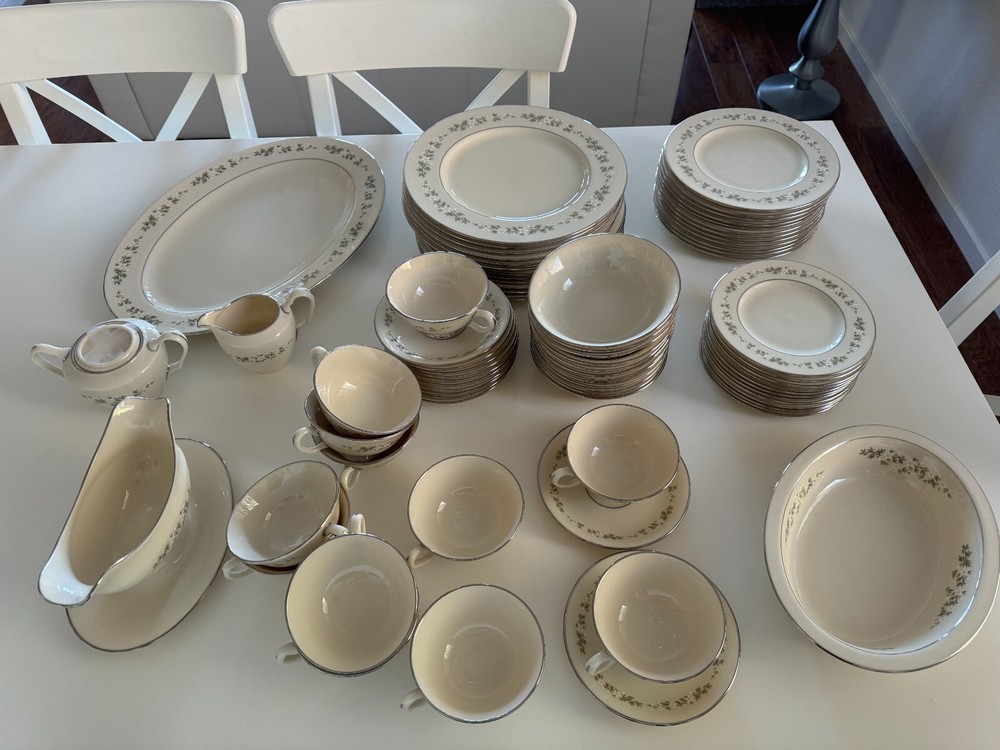 Lenox Brookdale Dinnerware Plates Bowls Teacups Serveware *Pick Pieces*