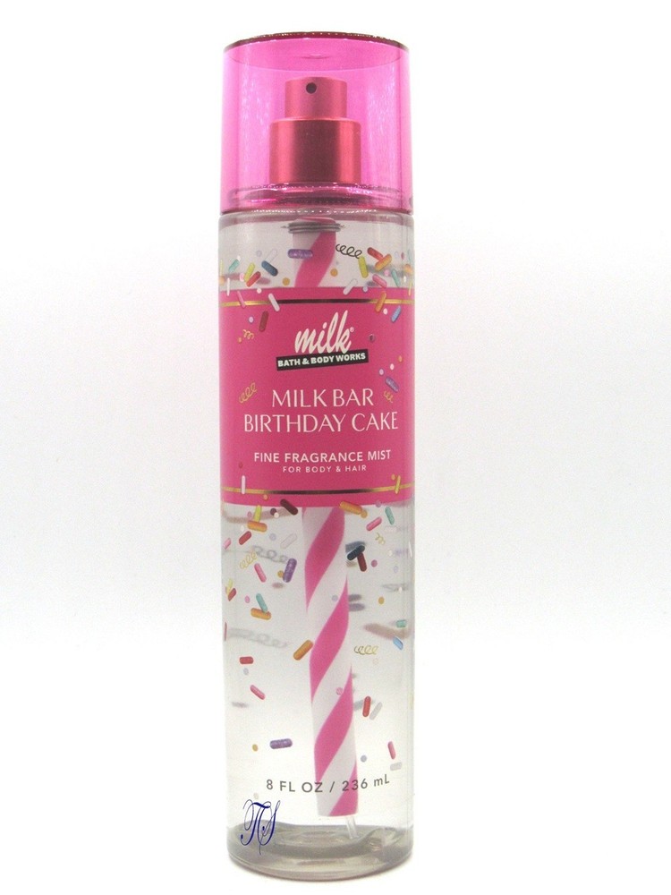 Bath & Body Works Milk Bar Birthday Cake Fragrance Mist 8 Fl Oz