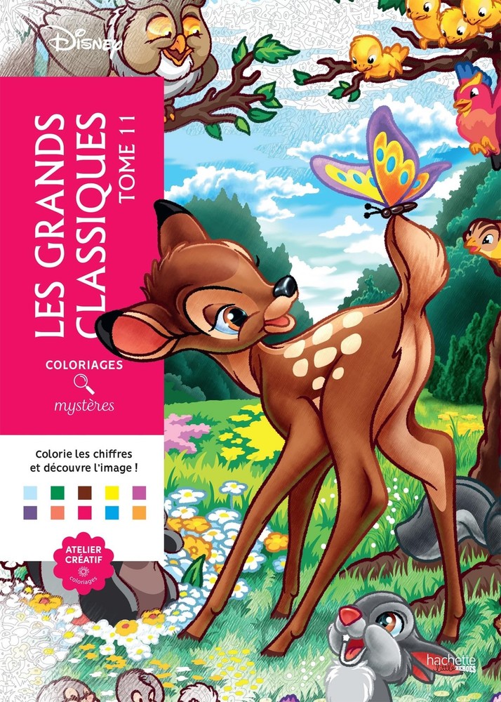 Coloriages mystères Disney  Les Grands classiques Tome 11