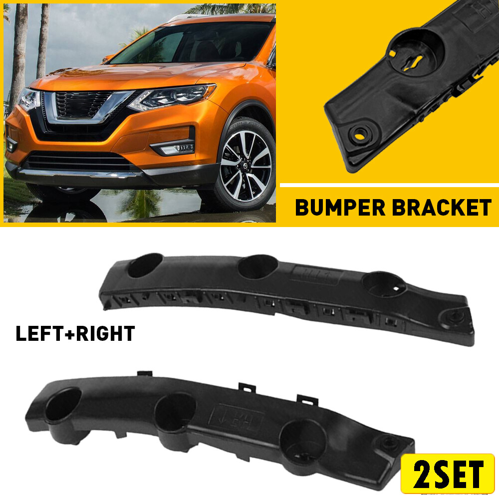 For Nissan Rogue 2014-2019 Bumper Bracket Front 4PCS Mount Support Left & Right