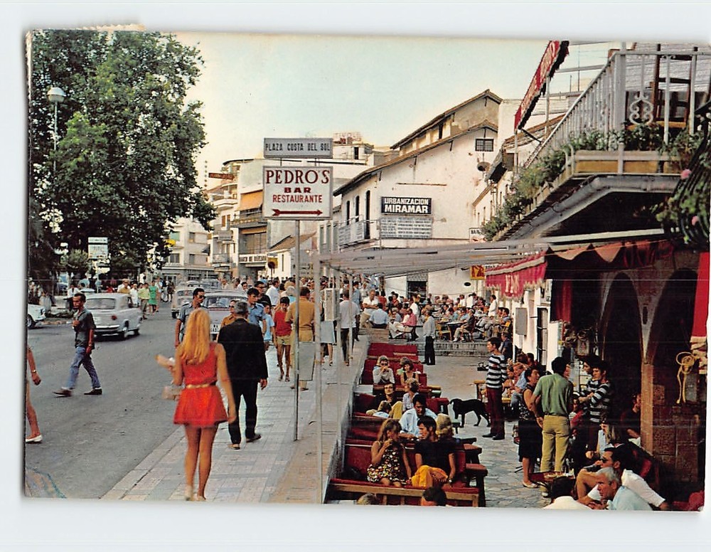 Postcard Plaza Costa del Sol Torremolinos Spain