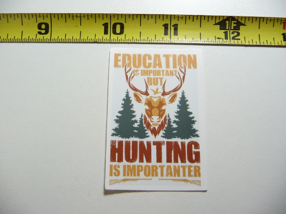 Top-Rated Hunting Wildlife Decal Sticker - Education & Hunting Pride