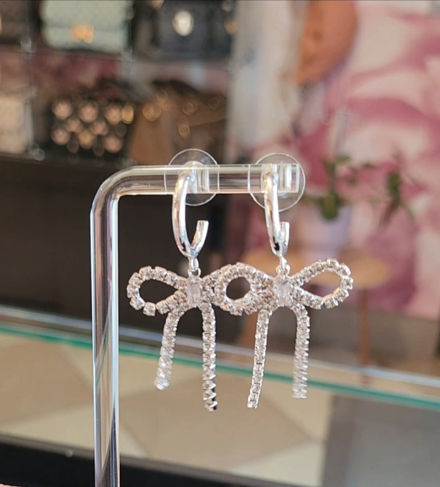 Dangling Bow Earrings