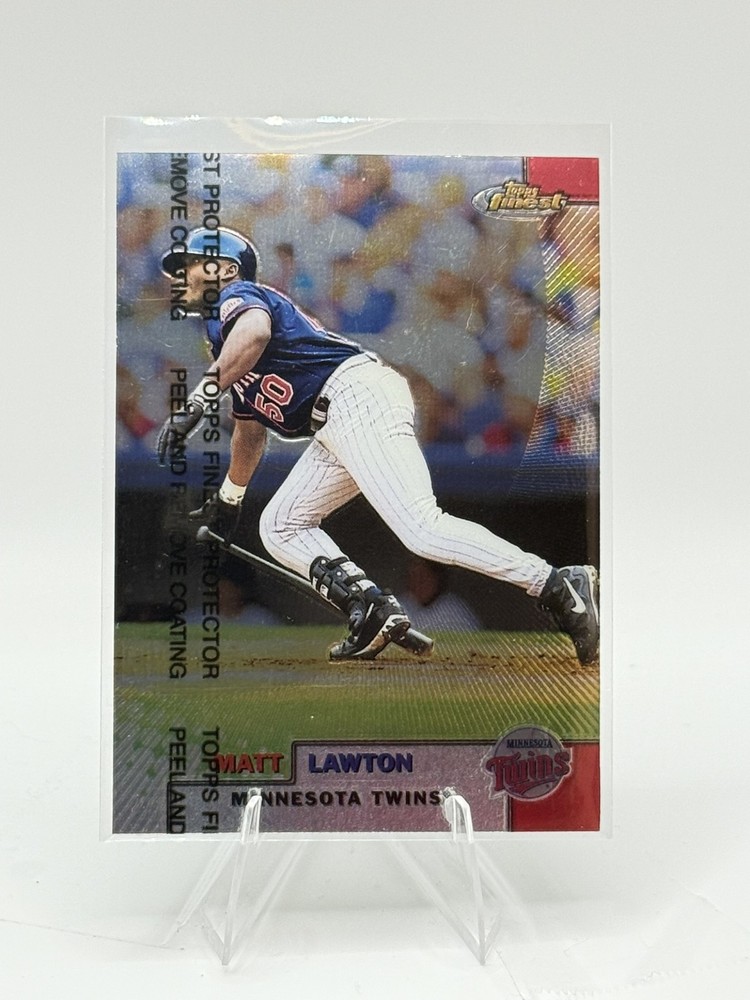1999 Topps Baseball Finest Matt Lawton #44 Minnesota Twins
