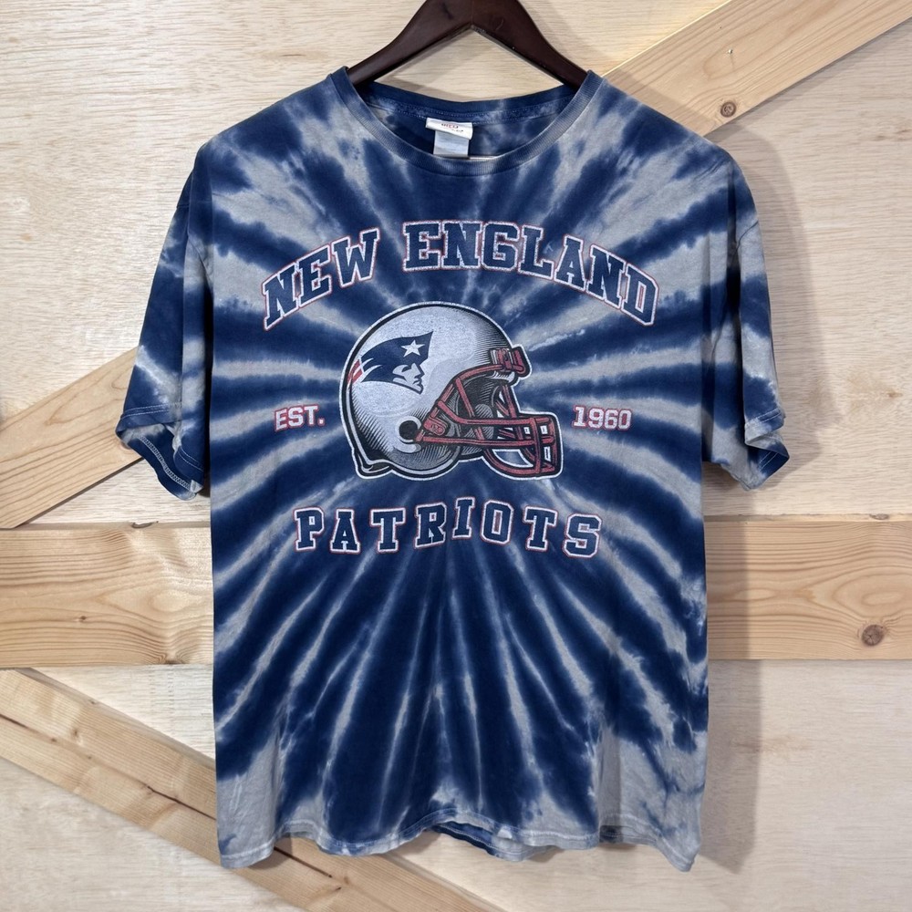 VTG New England Patriots Mens Extra Large Tie Dye T-Shirt Football NFL