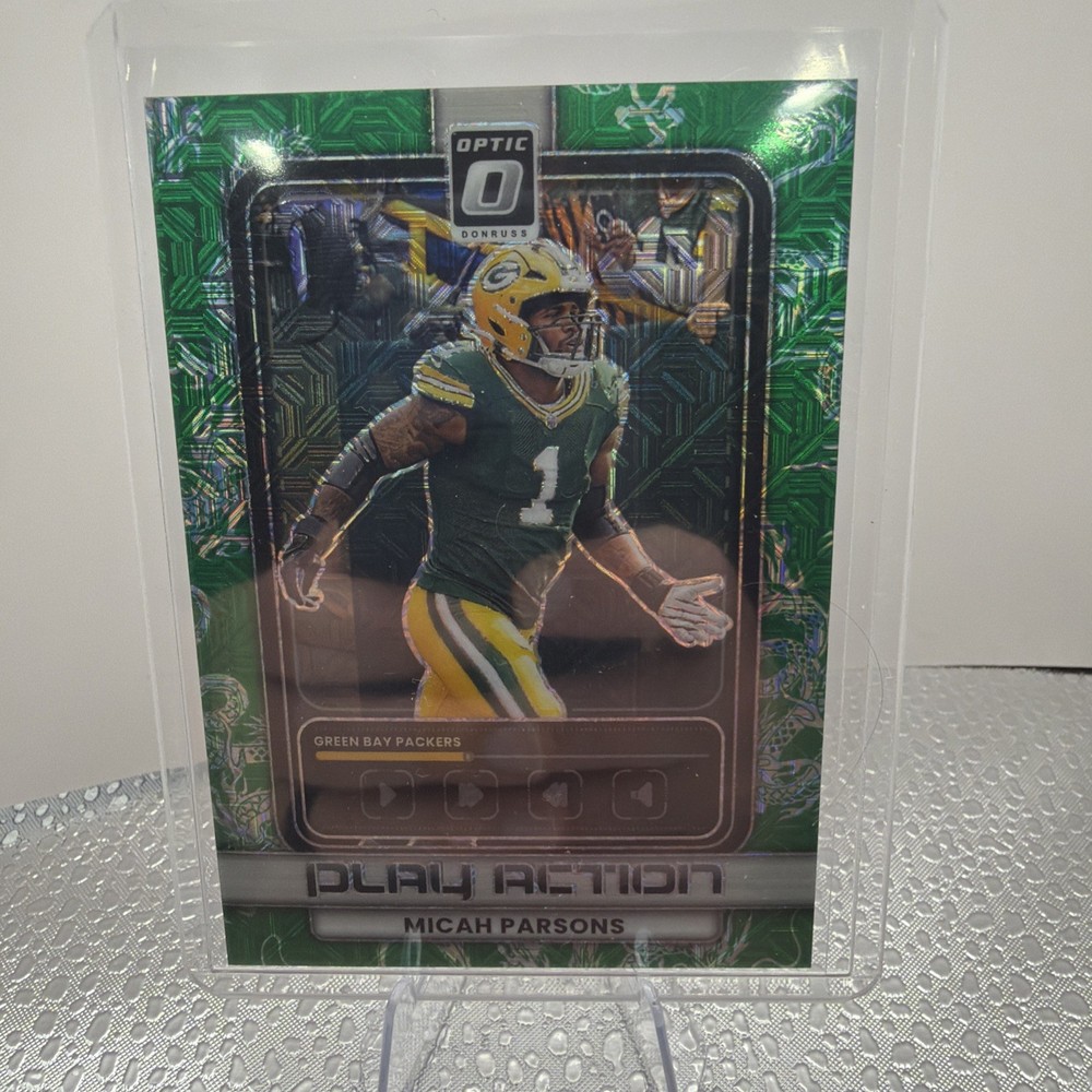 Micah Parsons Packers Play Action Dragon Choice /24 Ships Fast
