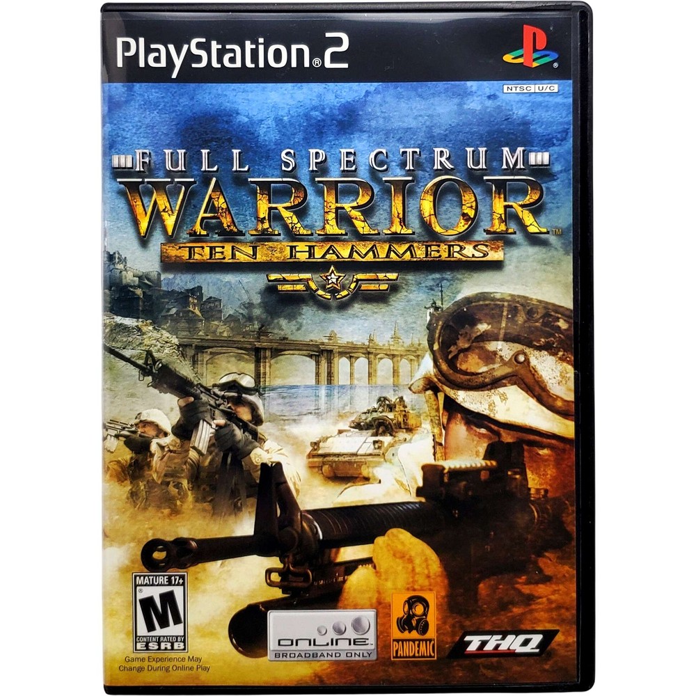 Full Spectrum Warrior Ten Hammers - Sony Playstation 2 PS2 Pristine 1Y Guarantee
