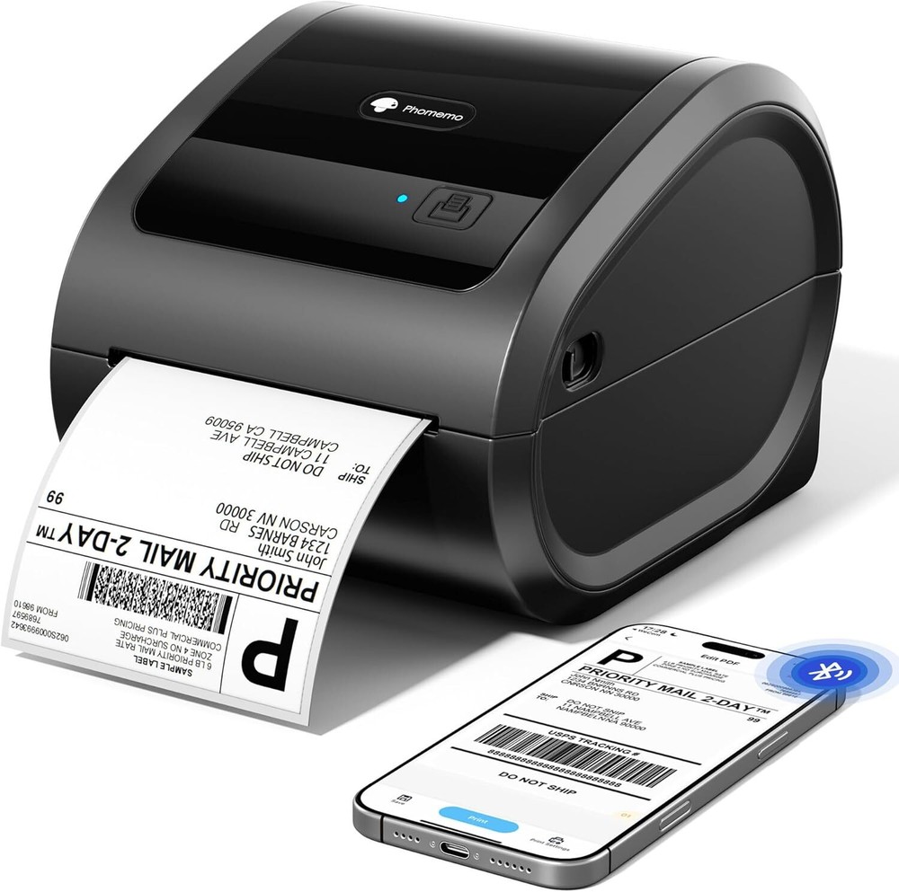 D520BT 4x6 Thermal Shipping Label Printer for Small Business Desktop Use