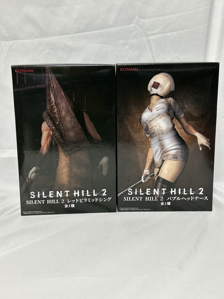 Konami Silent Hill 2 Red Pyramid Thing & Bubble Head Nurse Figure Set Japan New