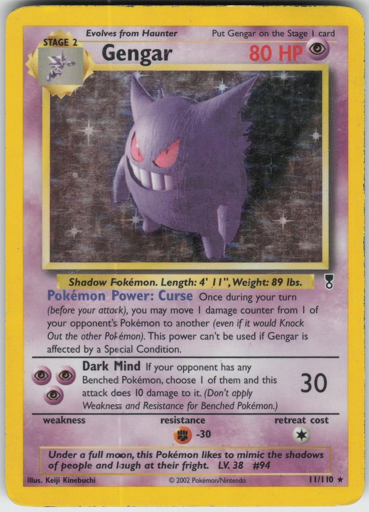 Pokemon TCG Gengar #011/110 Legendary Collection