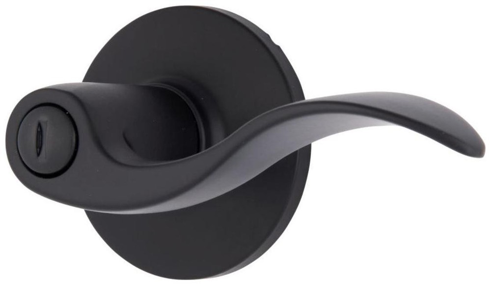 Brinks E2438 Raleigh Privacy Door Lever Set - Black