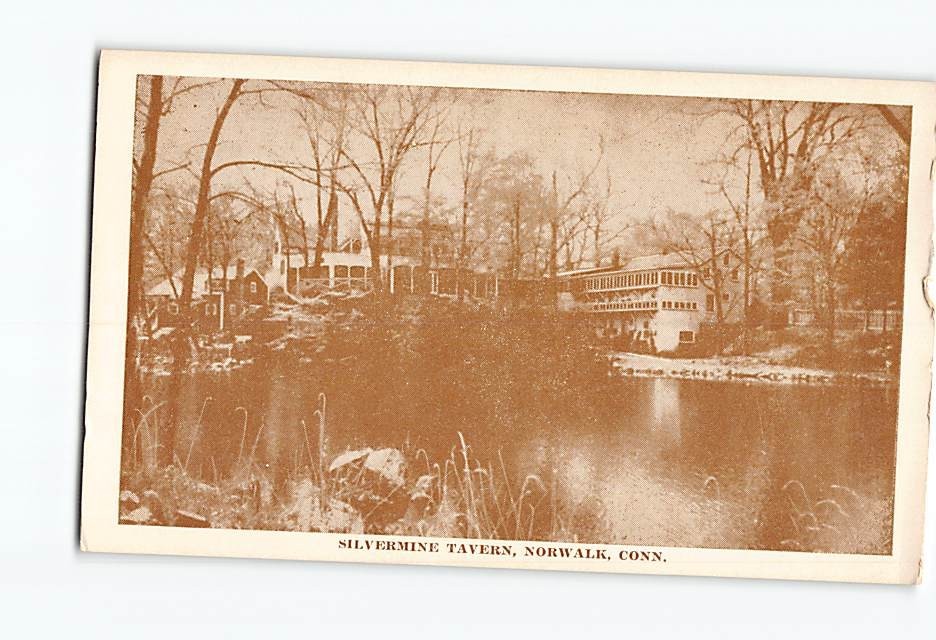 Postcard Silvermine Tavern Norwalk Connecticut USA