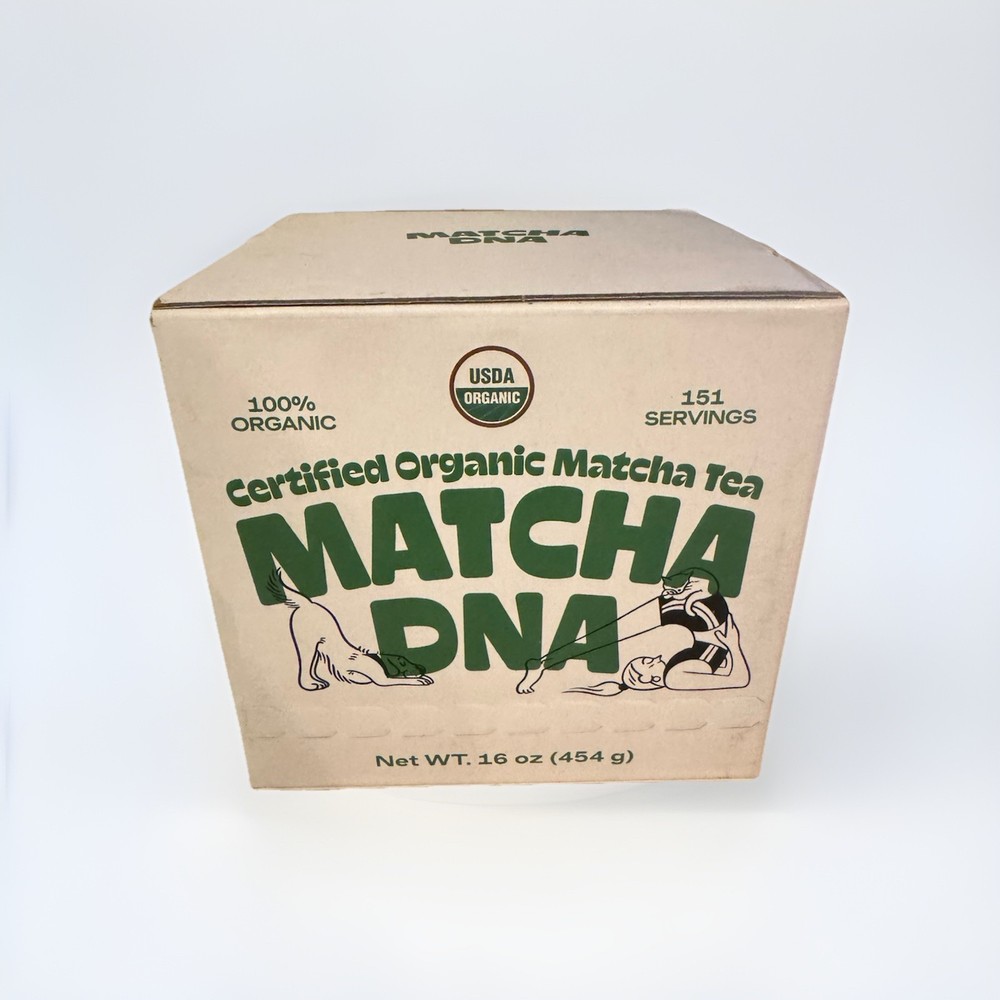 Matcha DNA Organic Matcha Green Tea Powder Unsweetened 100% Natural  1LB:07/27