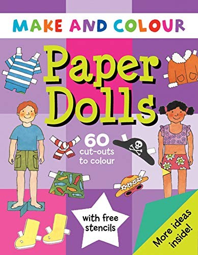 Make and Colour Paper Dolls (Make & Colour) by Clare Beaton Paperback Book TheFREE US DELIVERY | ISBN: 1874735956 | Quality Books