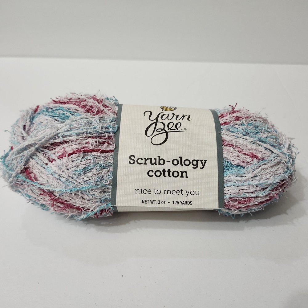 Yarn Bee Scrub-ology Cotton Nice To Meet You 3 Oz