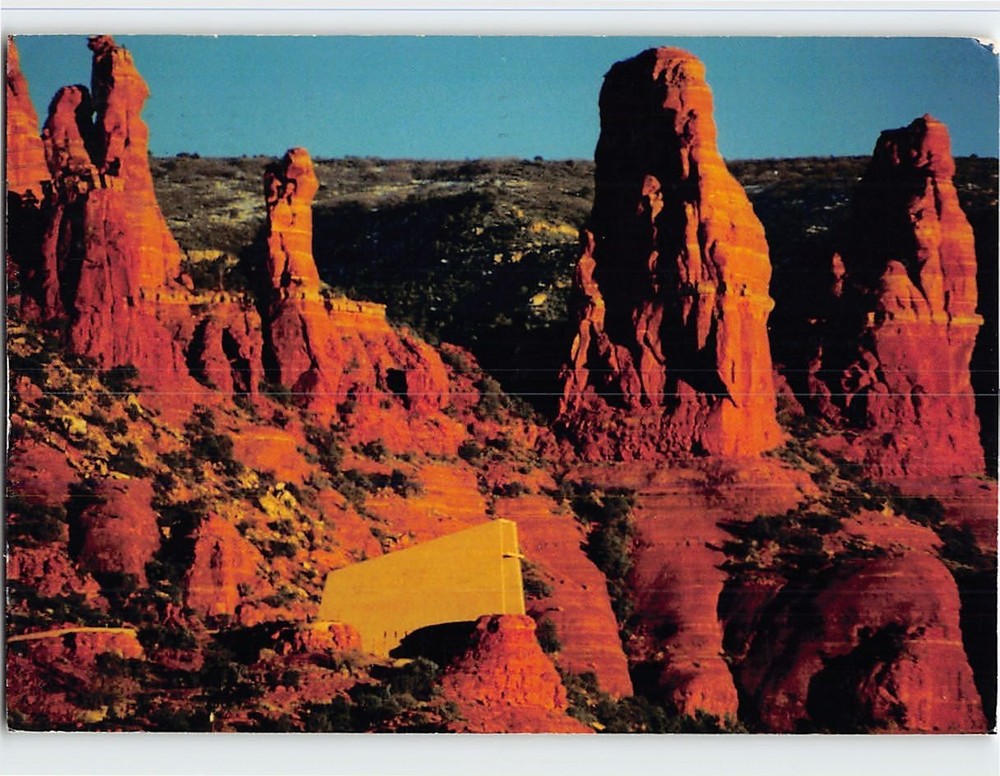 Postcard Chapel of the Holy Cross Sedona Arizona USA