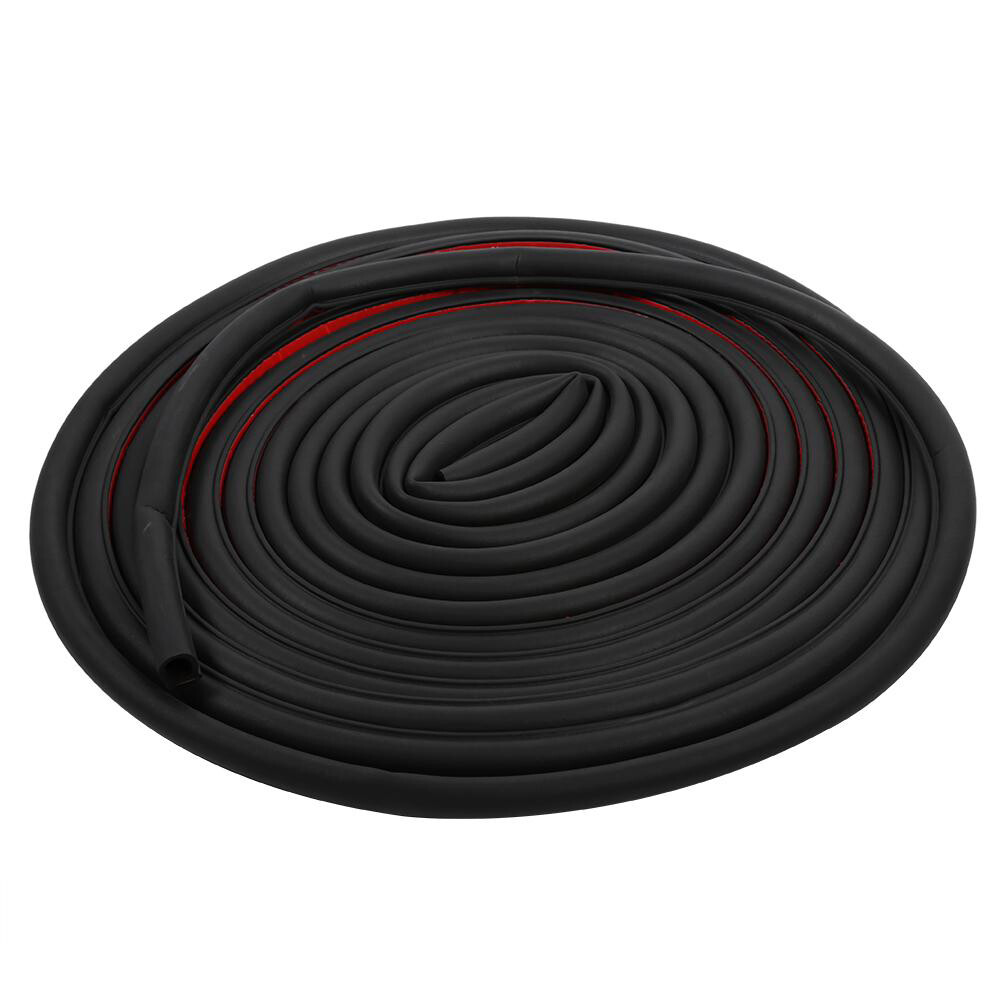 16Ft D-Shape Rubber Car Door Seal Strip Hollow Edge Guard Weatherstrip Universal