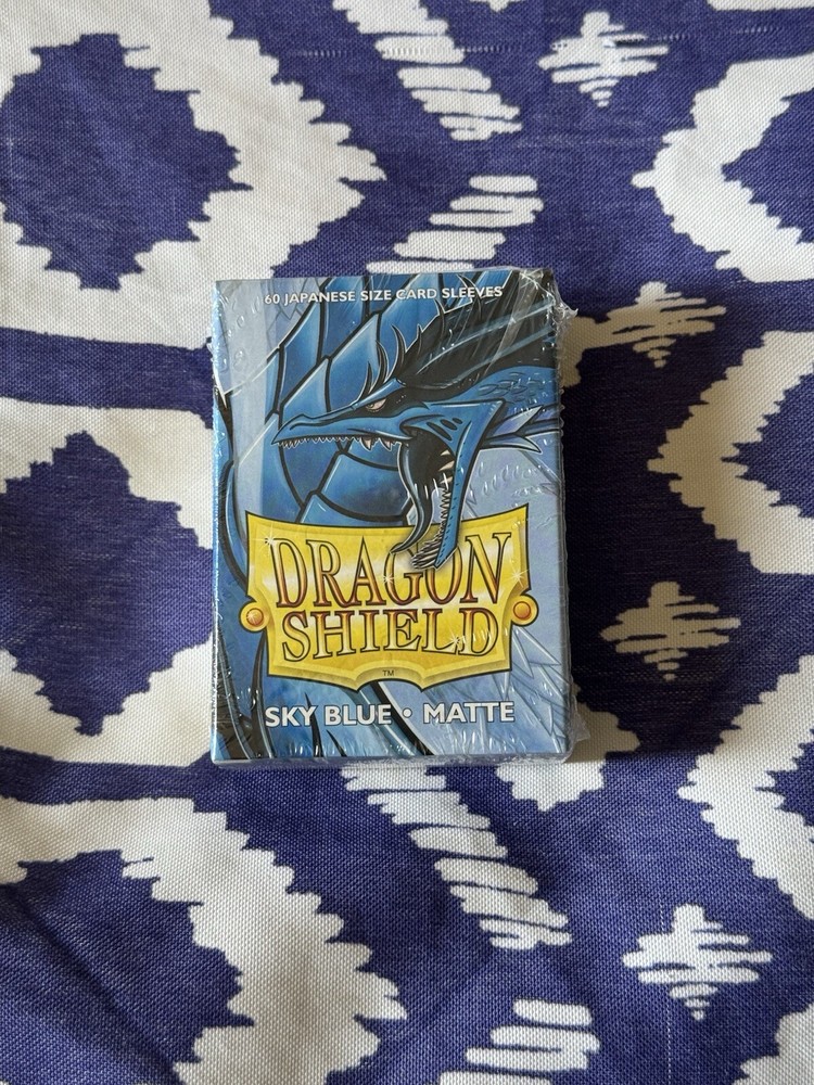 Dragon Shield Matte Sky Blue Japanese Size Card Sleeves 60 CT Sealed