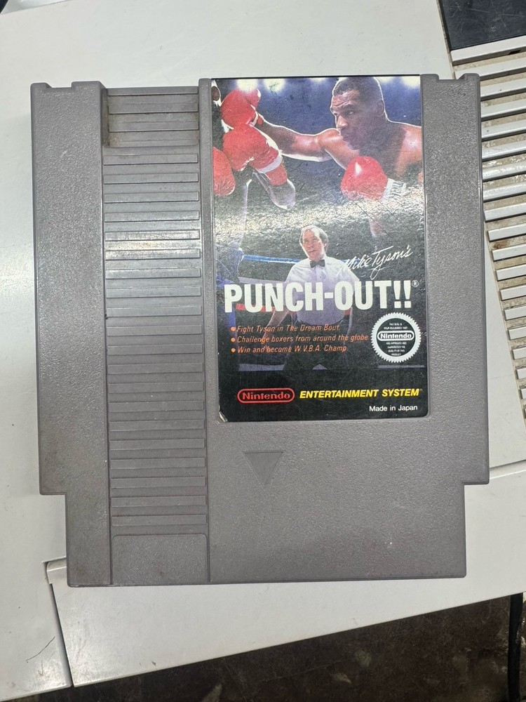 Mike Tyson's Punch-Out Nintendo NES 1987 Tested Working Authentic
