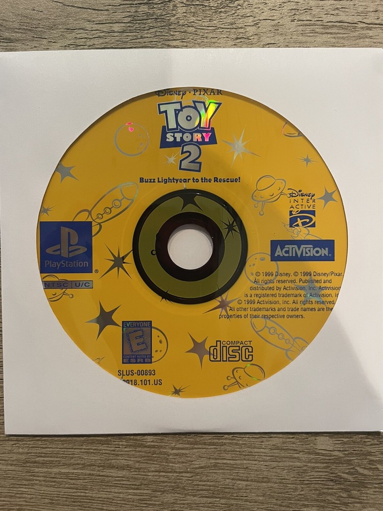 Toy Story 2: Buzz Lightyear to the Rescue; Loose (Sony PlayStation 1, 1999)