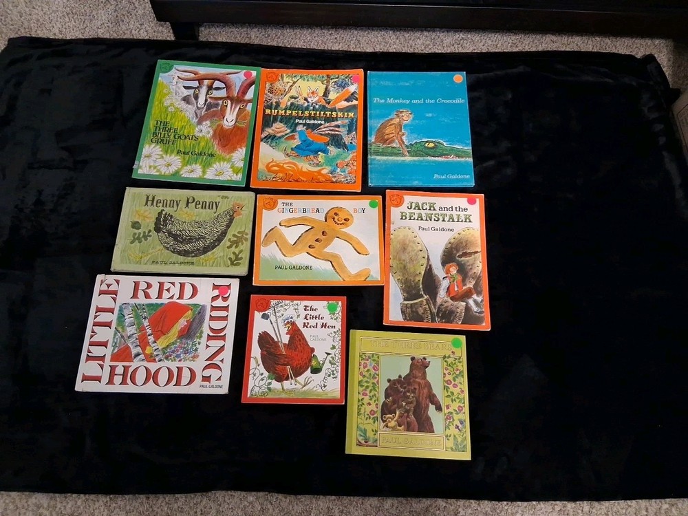 Paul Galdone Book Lot - 9 Books HC +PB