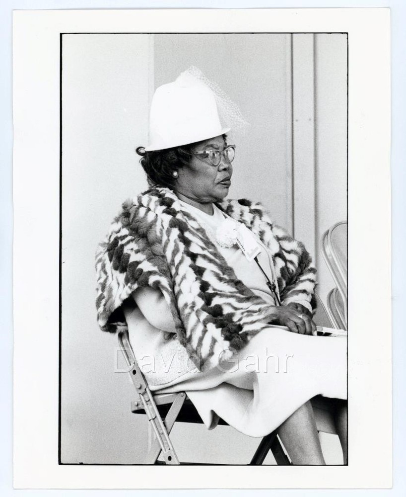 '60's Sippie Wallace Newport Folk Fest Blues Singer Old Original Gahr Photo B722