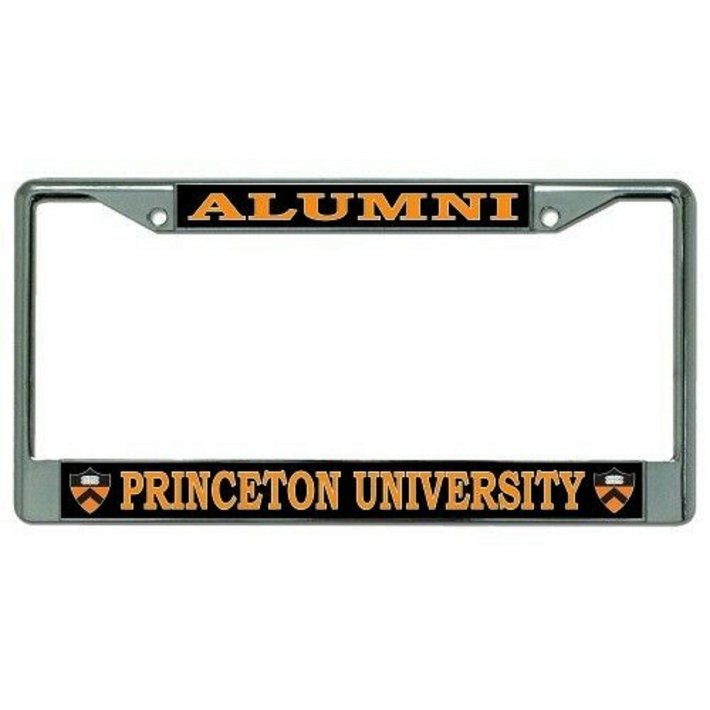 ALUMNI PRINCETON UNIVERSITY CHROME USA MADE CAR  LICENSE PLATE FRAME