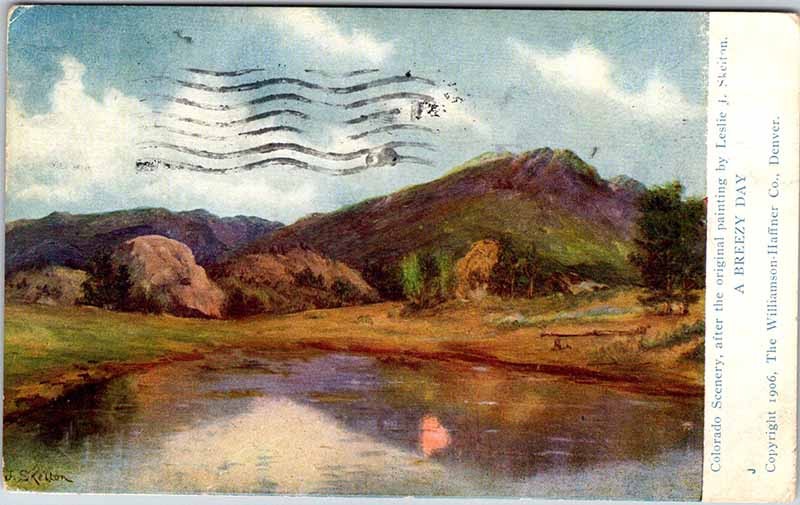 Postcard WATER SCENE Denver Colorado CO m/09 AL3460