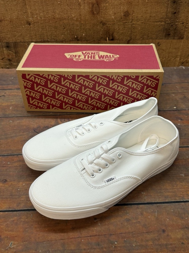 Size 12 - Vans Authentic True White