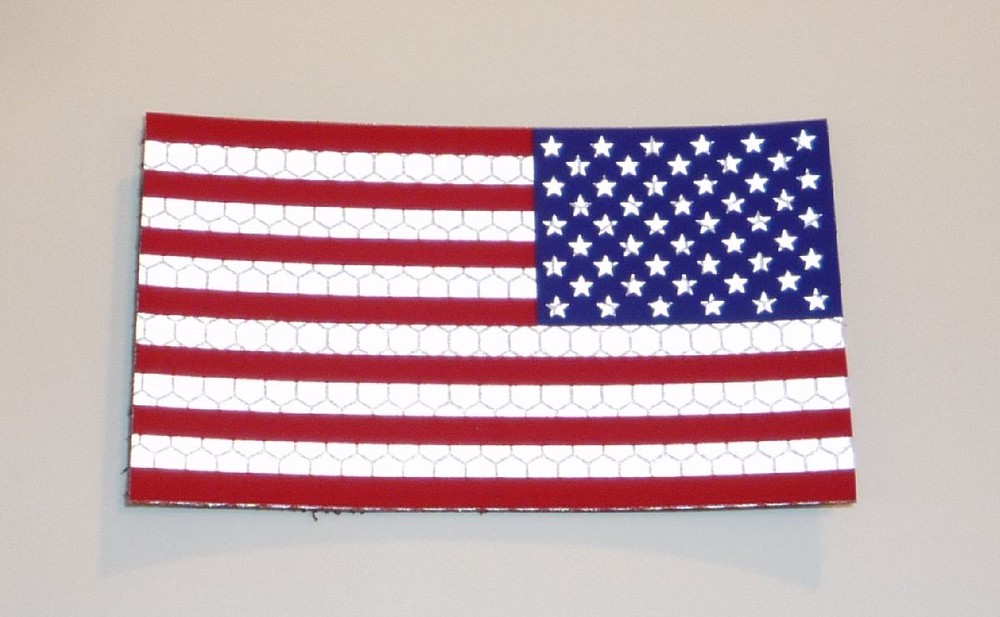 REV USA RED AND BLUE FLAG PATCH SolasX 2ND 3.5