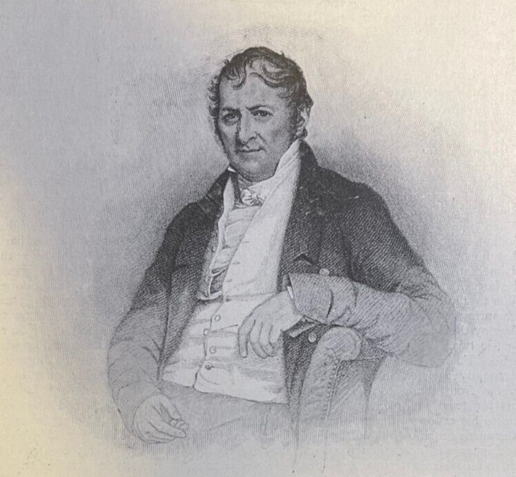 1901 Vintage Magazine Illustration Eli Whitney Inventor of the Cotton Gin