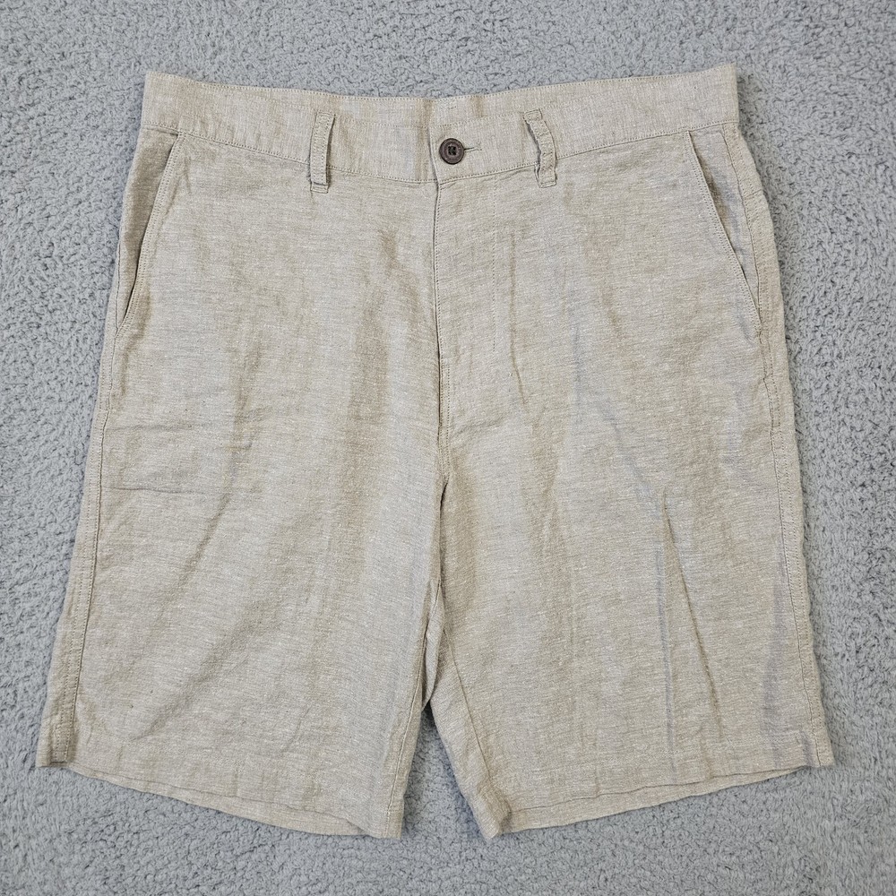 Patagonia Shorts Mens 32 (Fits 33) Beige Hemp Organic Cotton Chino 9.5