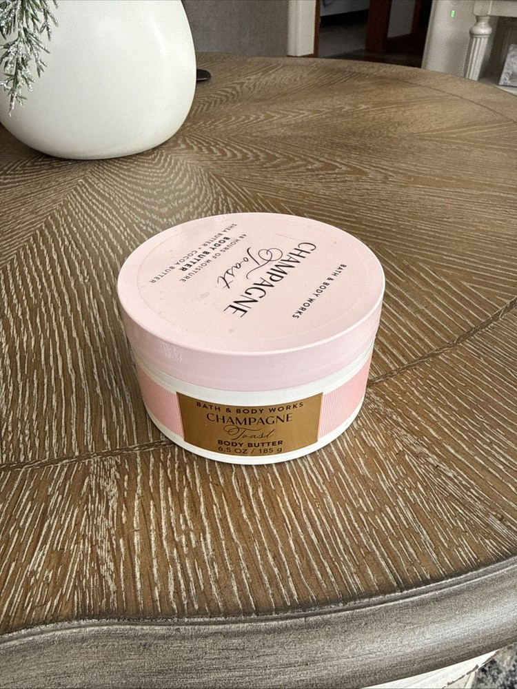 ALL NEW Champagne Toast Body Butter 6.5 oz Bath & Body Works SHELF PULL DISCOUNT