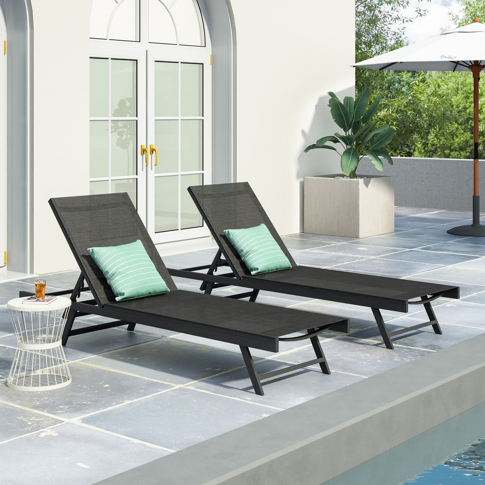 Salton Outdoor Chaise Lounge for Patio Relaxation