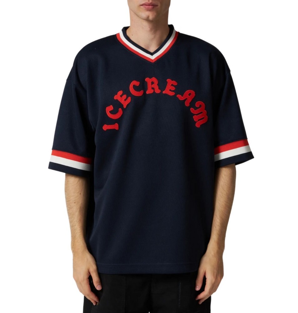 Billionaire Boys Club Football Top Navy Men’s Medium|BBC Ice Cream