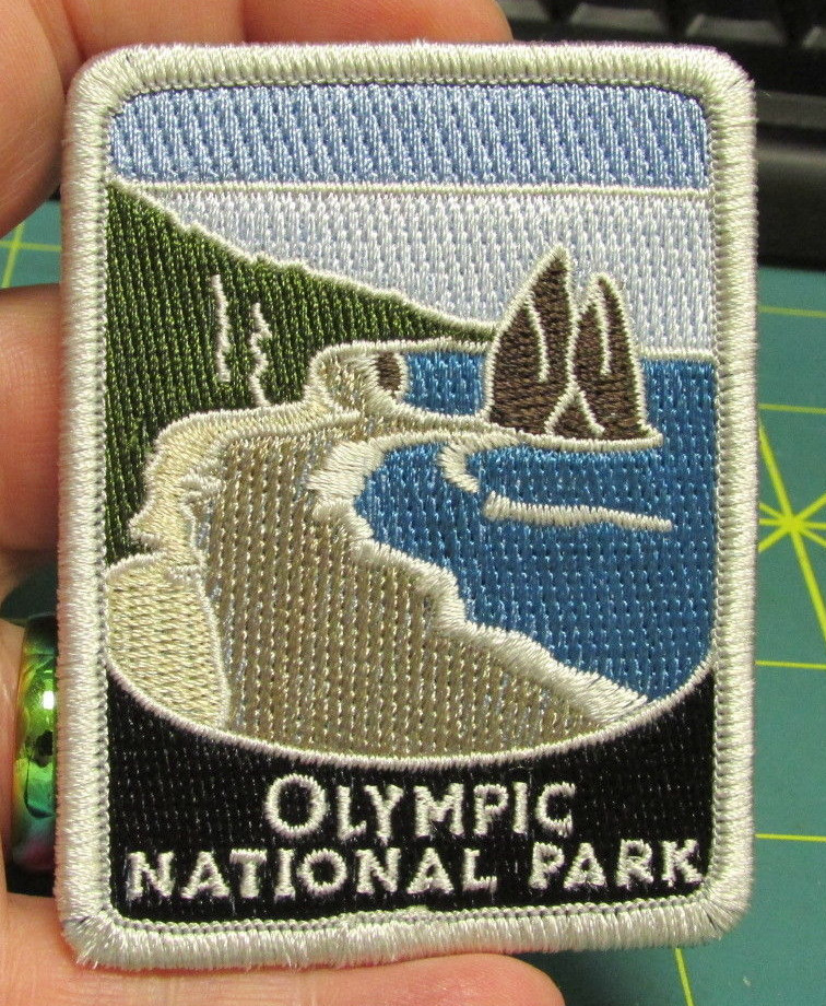 New Traveler Series Embroidered Patch - Olympic National Park - Washington