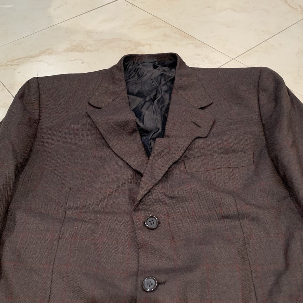 Brioni Mens Button Blazer 100% Wool Suit Jacket 44/54