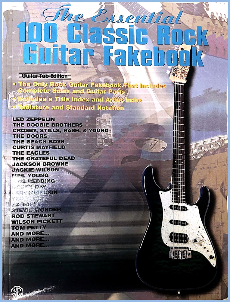Essential 100 Classic Rock Guitar Fakebook by K.Chipkin (softcover very good)