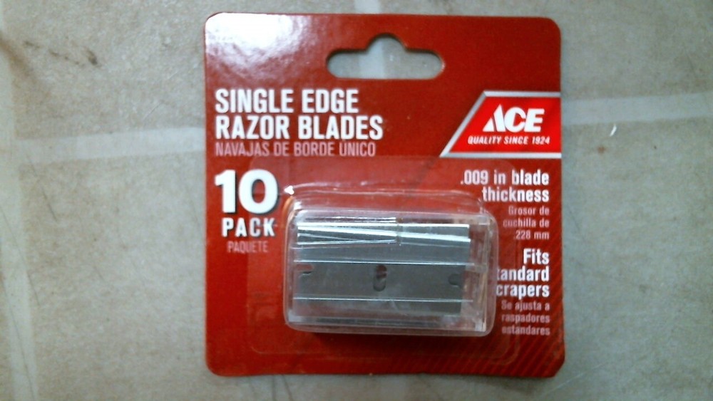 ACE 12252 Single Edge Razor Blades 10-Pack with Free Shipping-image