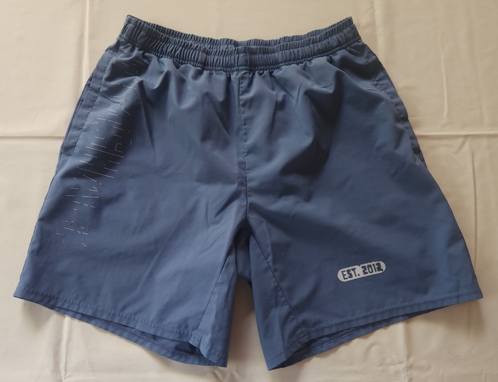 Gymshark Shorts Gray Athletic Workout Fitness Elastic Waistband Drawstring Siz M