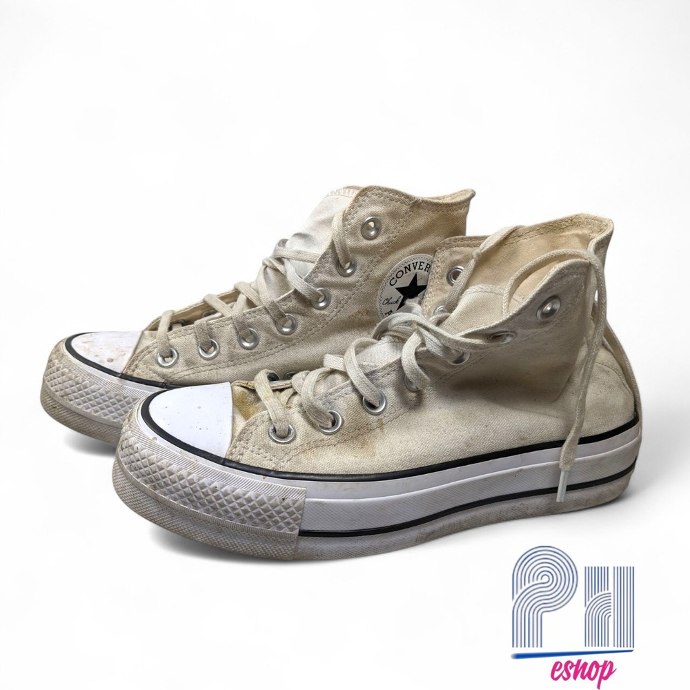 Converse Womens 6.5 Chuck Taylor All Star Lift Platform High Hi Top Canvas shoes