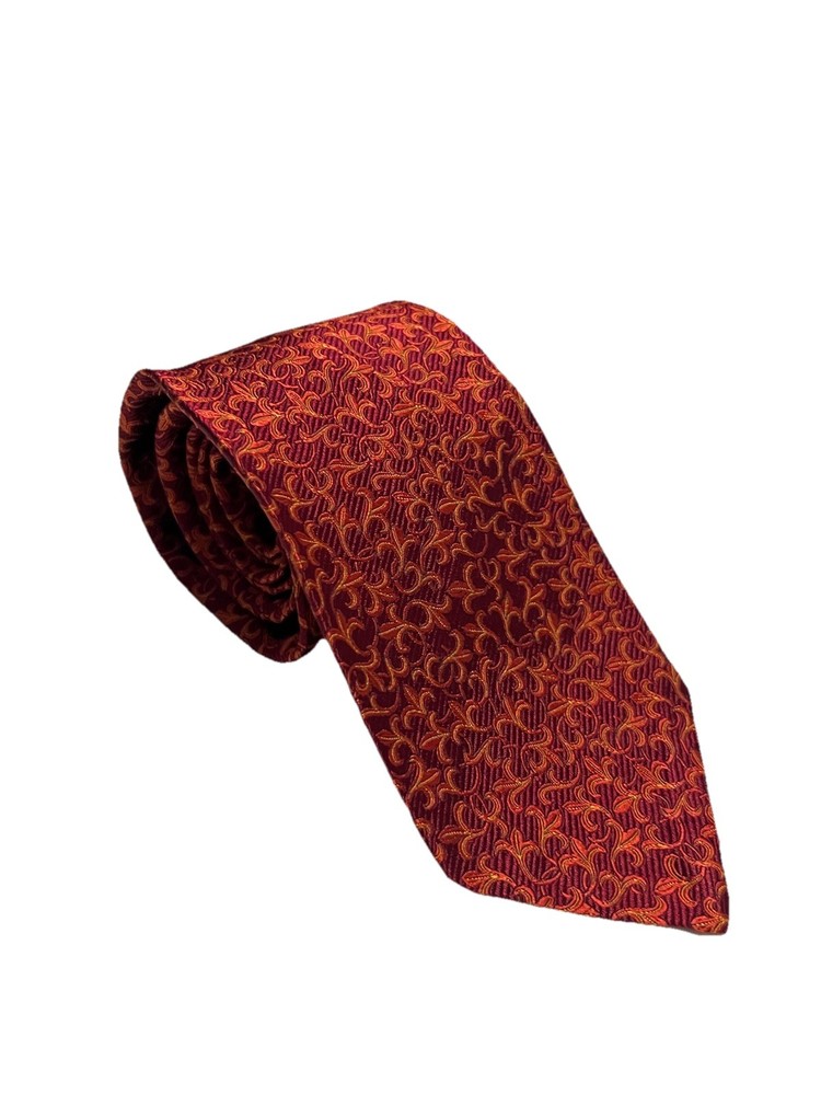 Robert Talbott Seven Fold Silk Paisley Tie Hand-Sewn In Italy