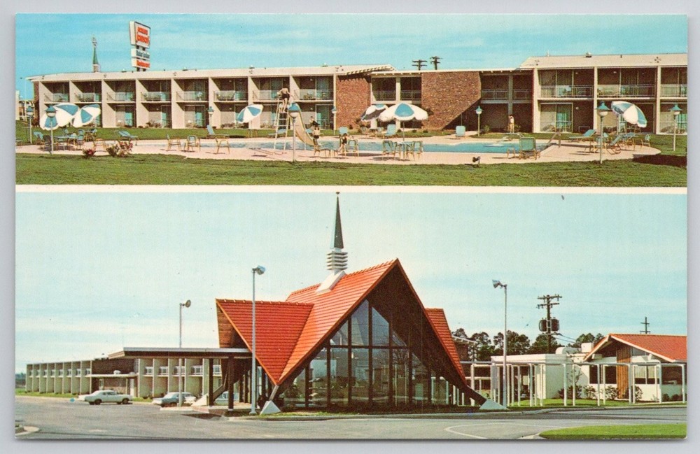 Vintage Howard Johnson's Motor Lodge Restaurant Cordele Georgia Postcard