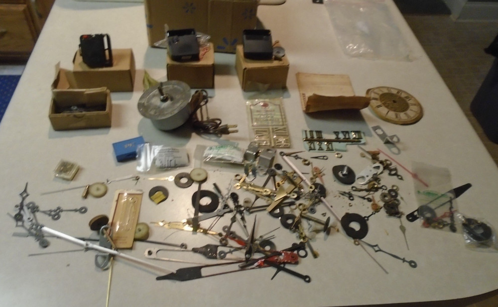 Lot of Vintage Antique Asst Clock Hands Parts Repair Ornate Steam Punk New/Used