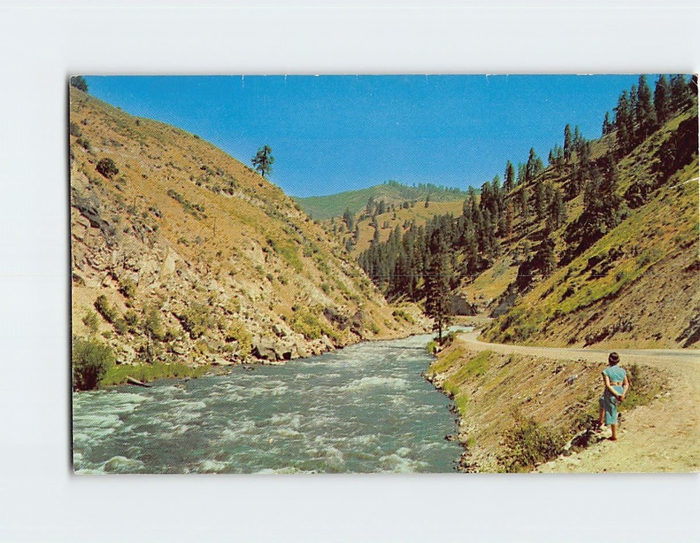 Postcard Payette River Horseshoe Bend Idaho USA North America