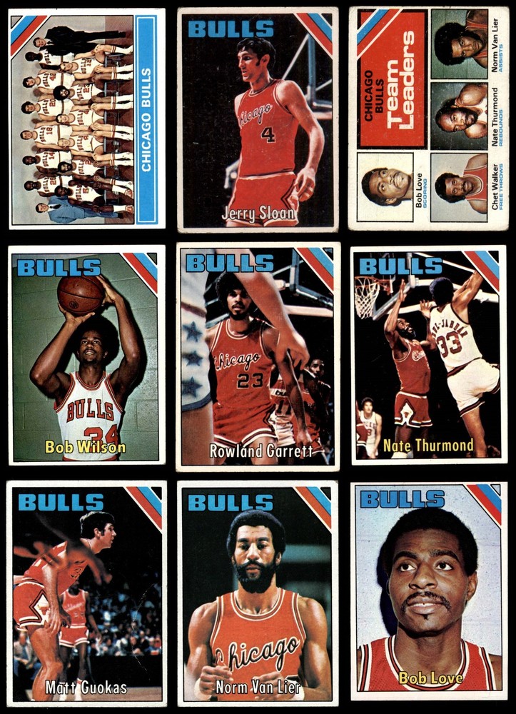 1975-76 Topps Chicago Bulls Team Set 3.5 - VG+ 6840336