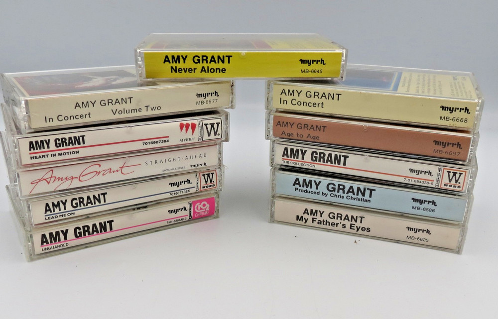 Lot of Amy Grant 11 Cassette Tapes Gospel Inspiritional Music